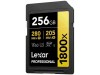 LEXAR SDcard 256GB 1800x SDXC UHS-II Card GOLD Series W 205 MB/s R 280 MB/s LSD1800256G-BNNNG LEXAR SDcard 256GB 1800x SDXC UHS-II Card GOLD Series W 205 MB/s R 280 MB/s LSD1800256G-BNNNG